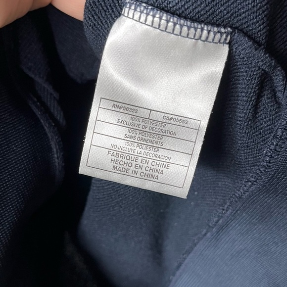 Nike Womens Fit Dry NY navy blue track jacket Sz M - Picture 5 of 6